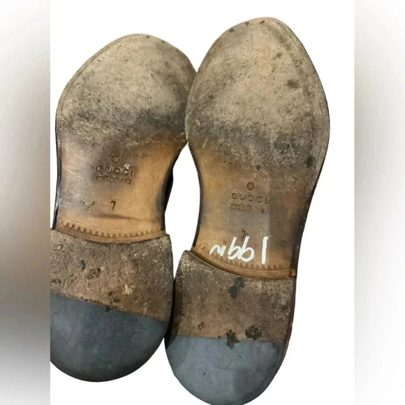 Gucci AUTHENTIC mens green shoes size 7 - Picture 10 of 11